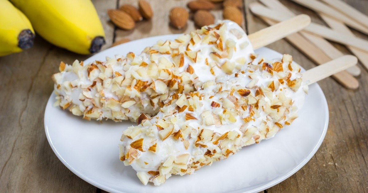 Paletas De Plátano Y Yogur Griego Una Deliciosa Receta Fácil Y Con