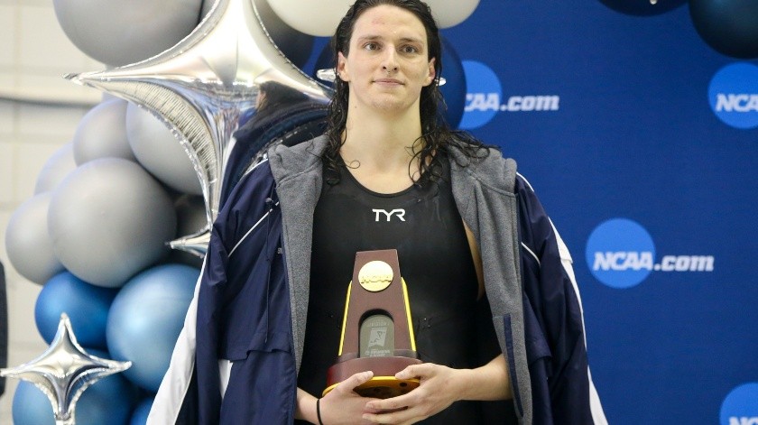 Lia Thomas se convirtió en la primera mujer transgénero en ganar un título de la NCAA.(USA TODAY Sports, X06796)