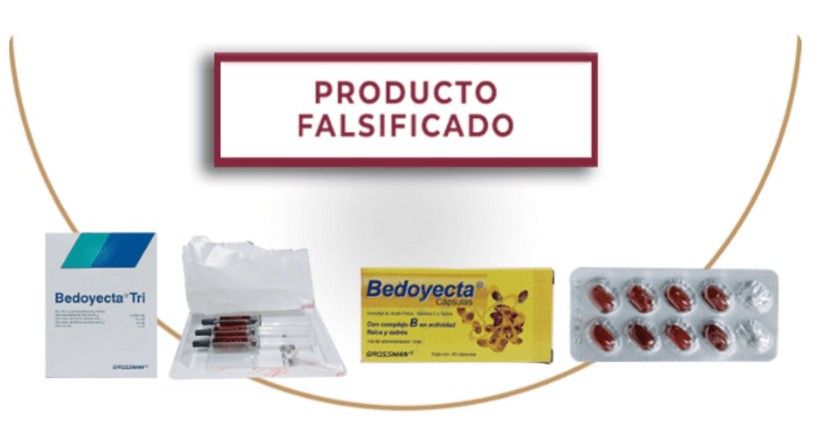 La Cofepris Emite Alerta Por Falsificación De Bedoyecta, Vitamínicos ...