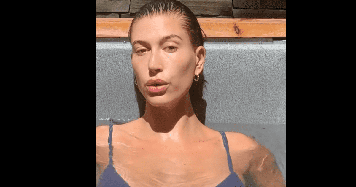 Hailey Bieber plunges into cold water to calm anxiety, does it really work?  |  Healthy world